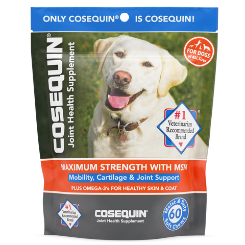 COSEQUIN® MAXIMUM STRENGTH WITH MSM PLUS OMEGA-3's SOFT CHEWS